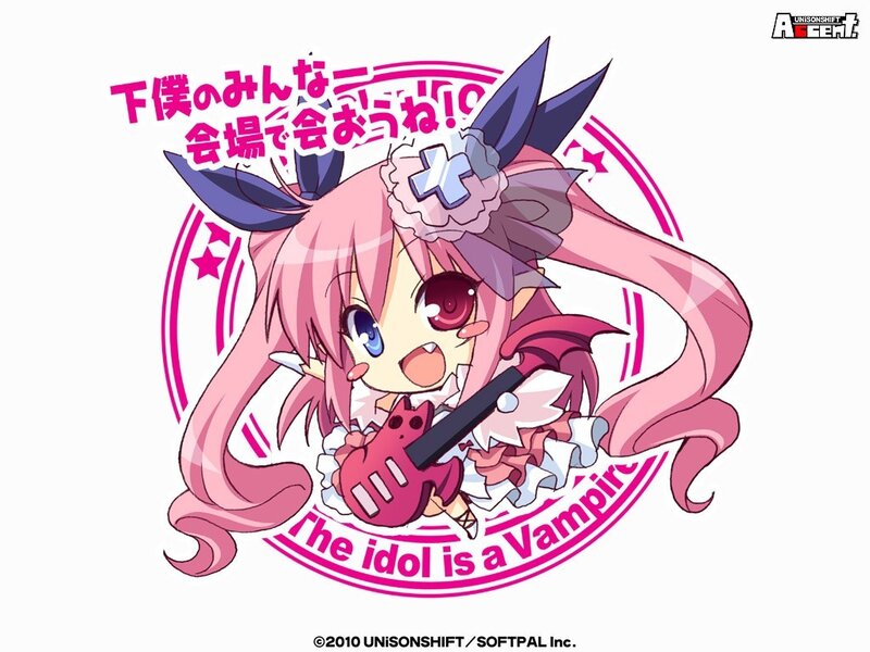 chibi vampire idol character