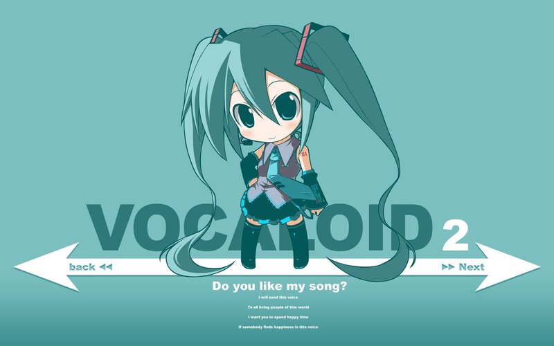 Chibi Vocaloid character