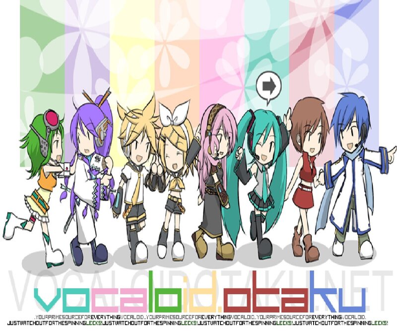 Chibi Vocaloid Characters — White