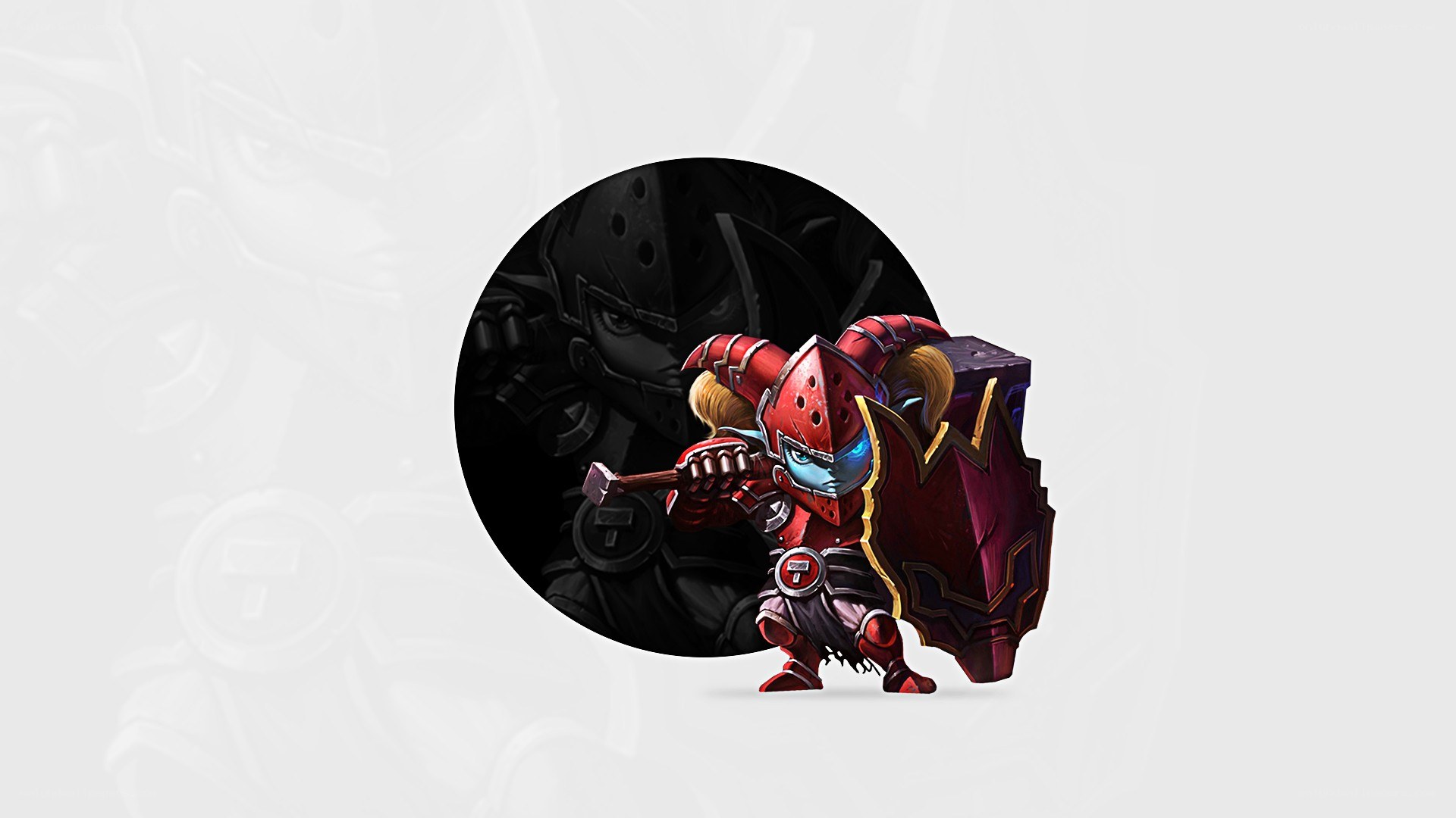 chibi warrior character