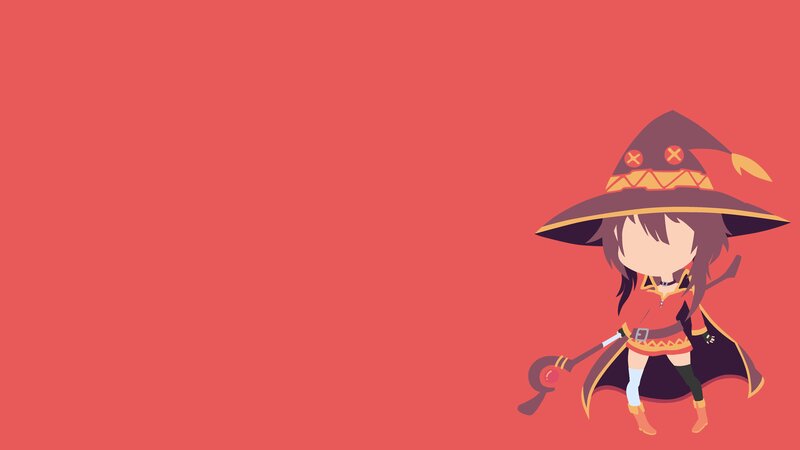 Chibi Witch Character — Red