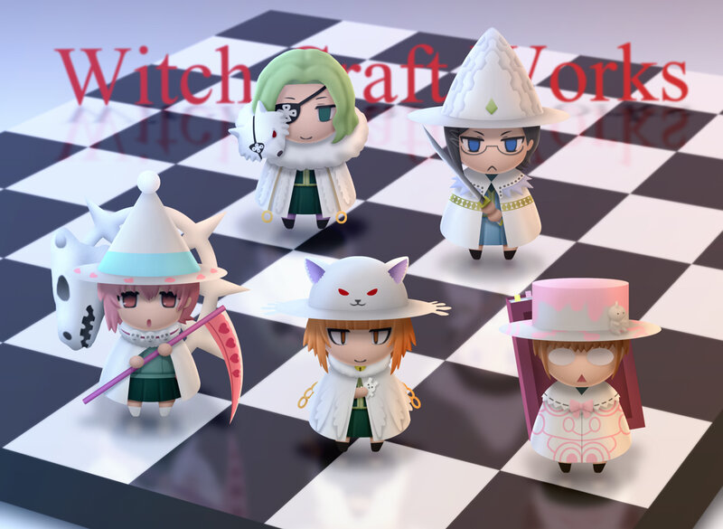 Chibi Witch Characters