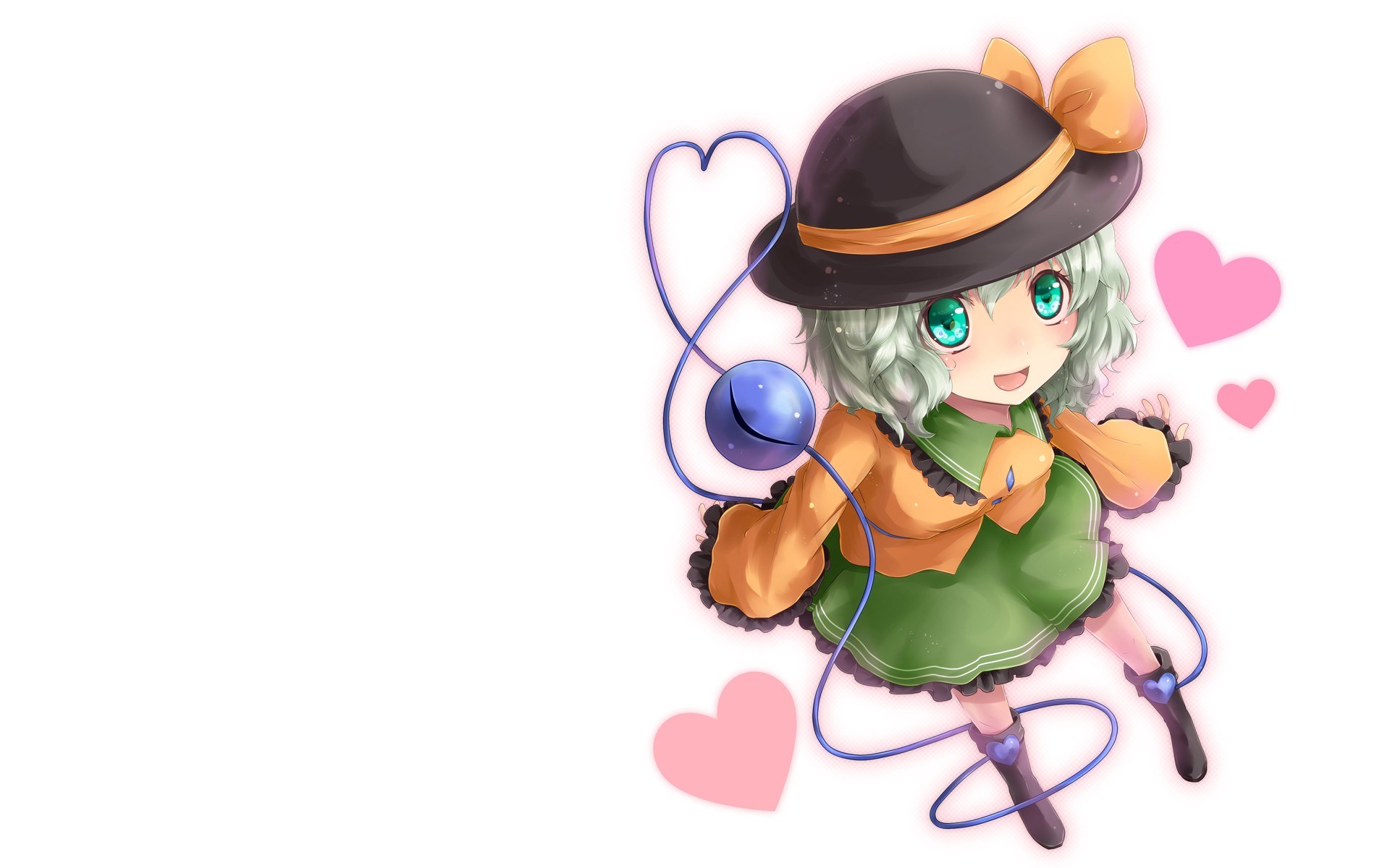 chibi witch with heart