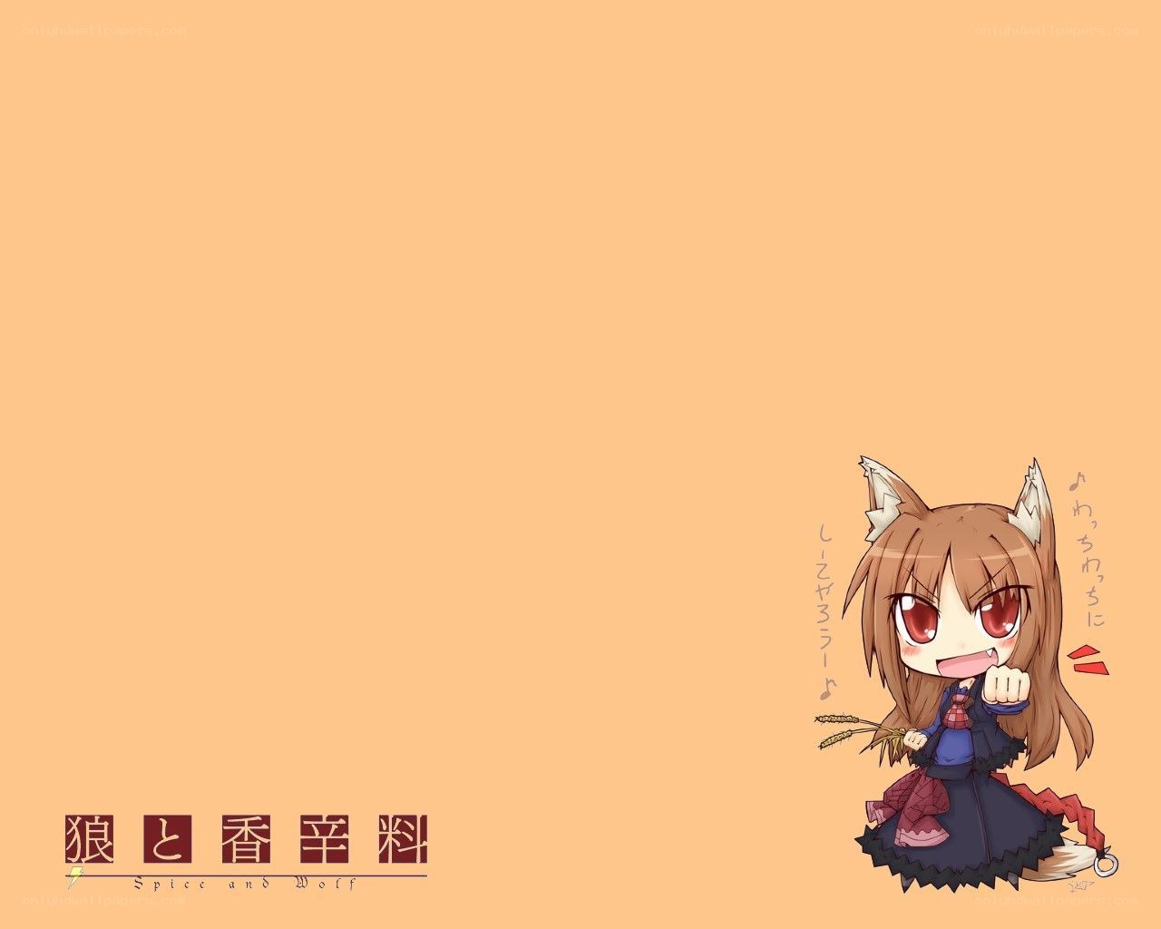 Chibi wolf girl character art