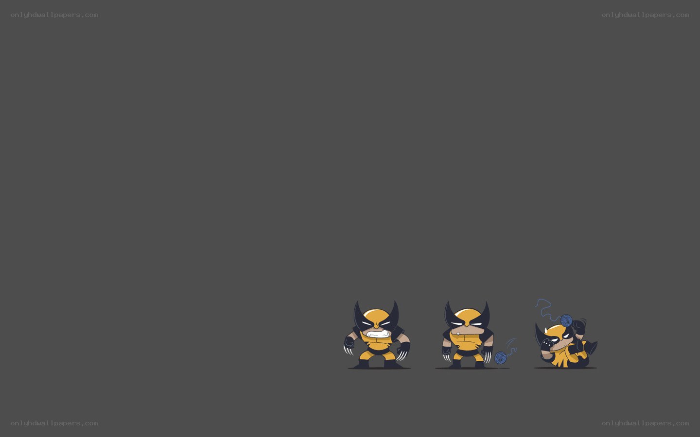 Chibi Wolverine characters