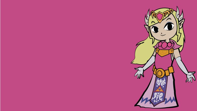 Chibi Zelda Character — Pink