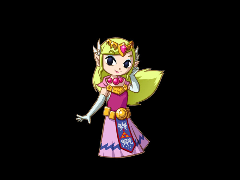 Chibi Zelda Character — Purple
