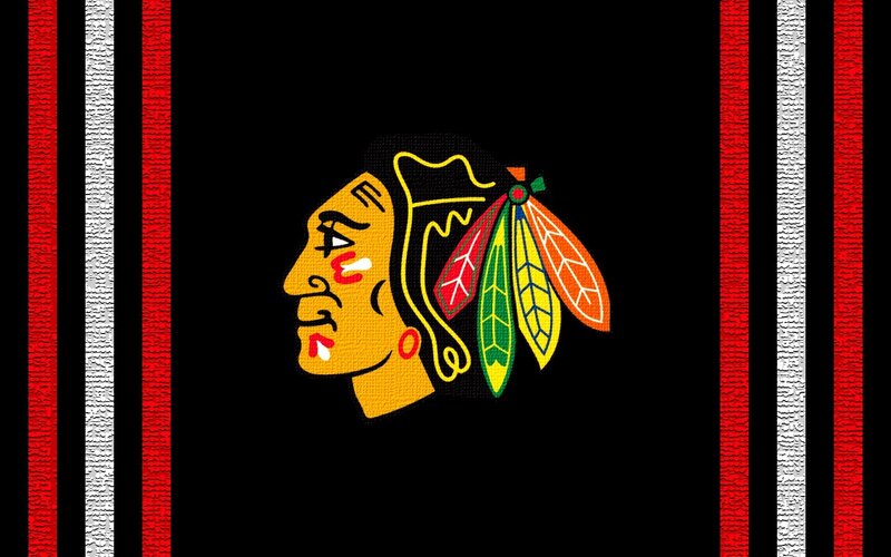 Chicago Blackhawks Logo — Black, Bold