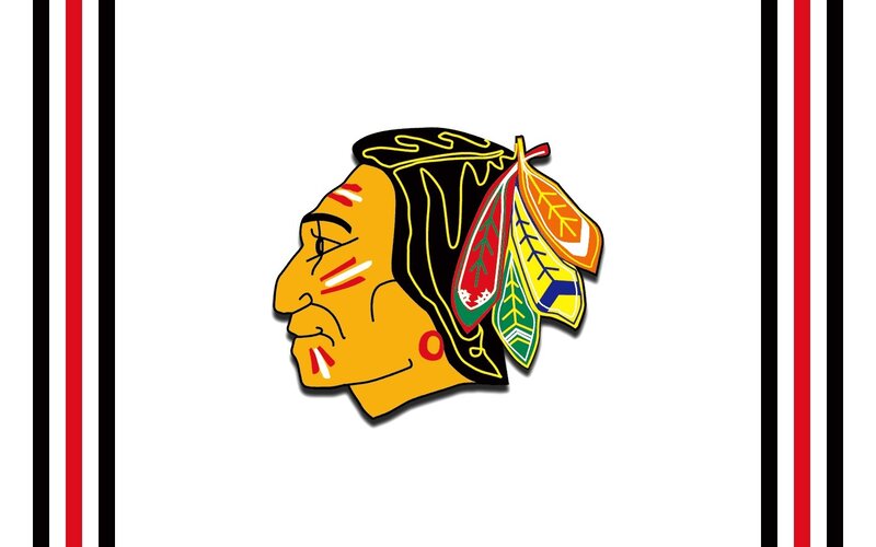 Chicago Blackhawks Logo — Black