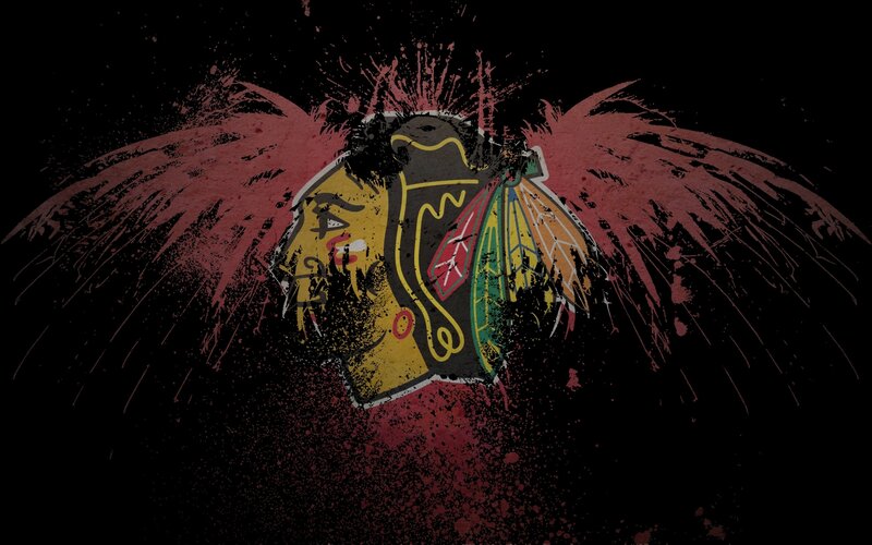 Chicago Blackhawks logo with wings