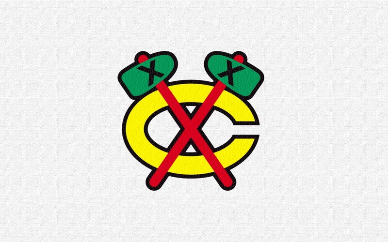 Chicago Blackhawks Logo — Yellow
