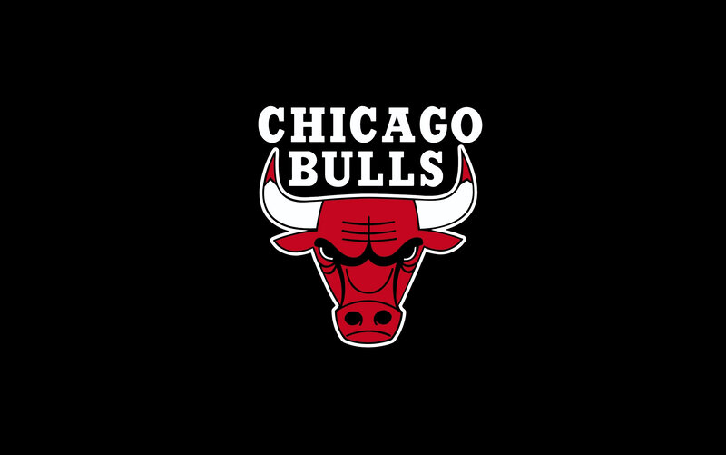 Chicago Bulls Logo — Black, Bold