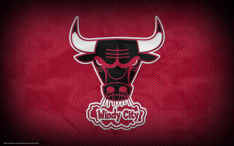 Chicago Bulls logo wallpaper