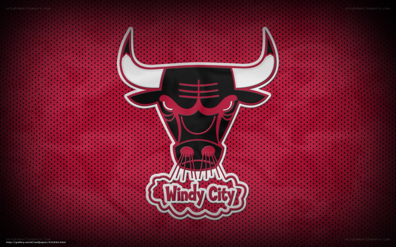 Chicago Bulls logo wallpaper
