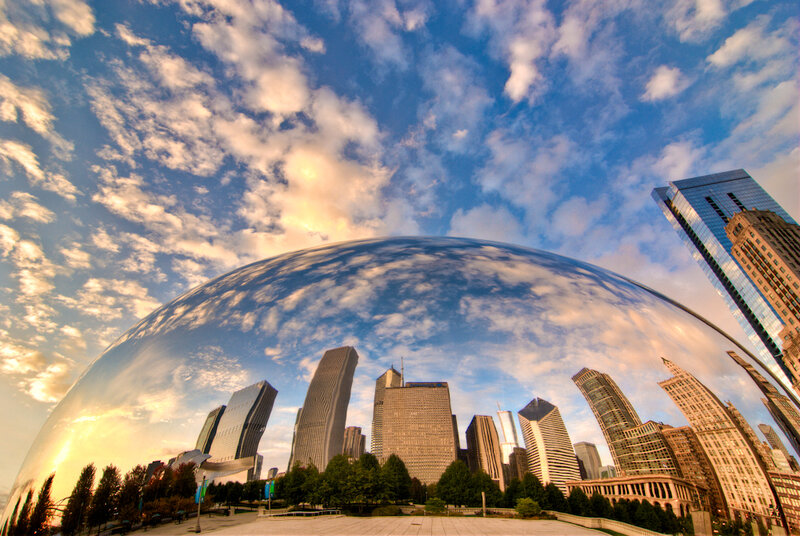 Chicago Cloud Gate Sculpture