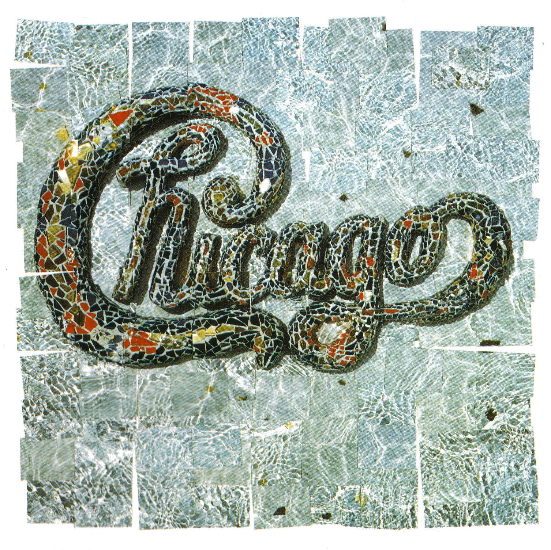 Chicago logo mosaic art