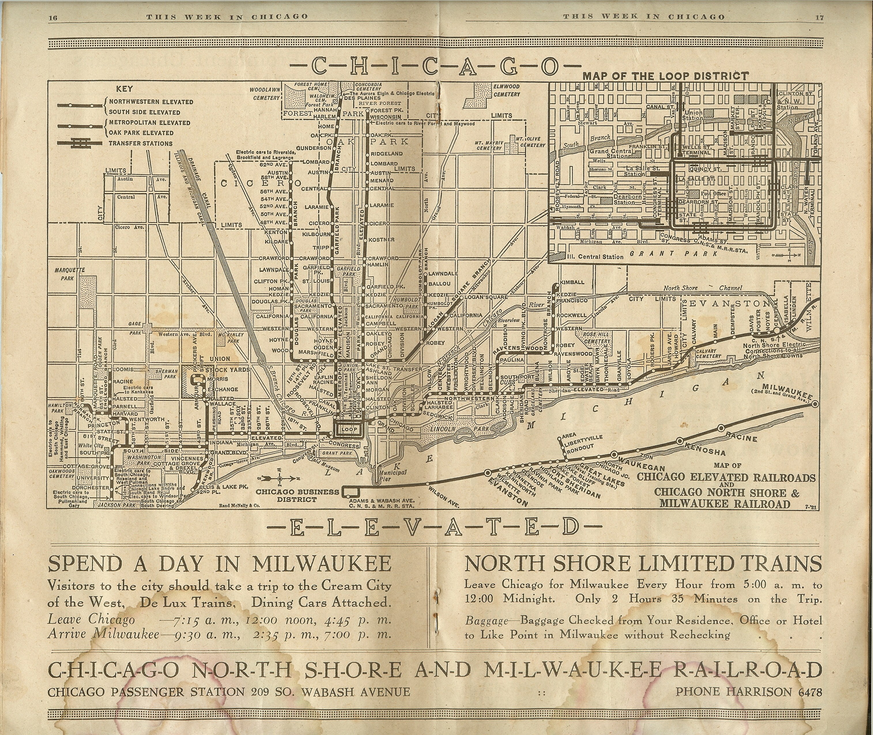 Chicago Loop District Map