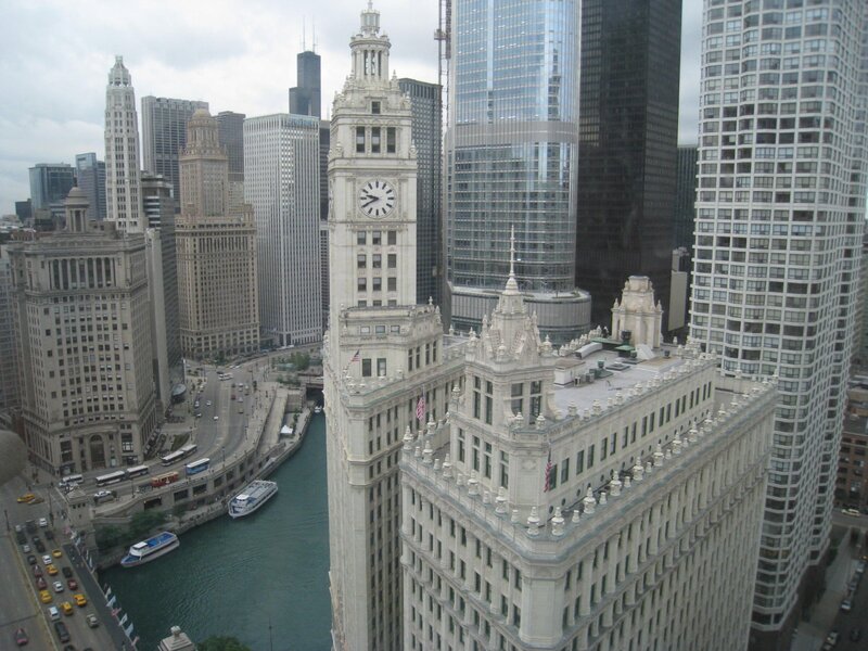 Chicago River and Buildings
