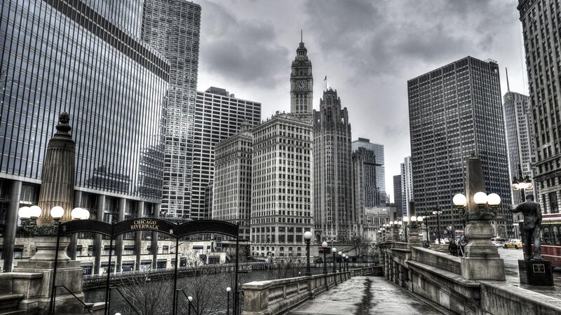 Chicago Riverwalk Bridge