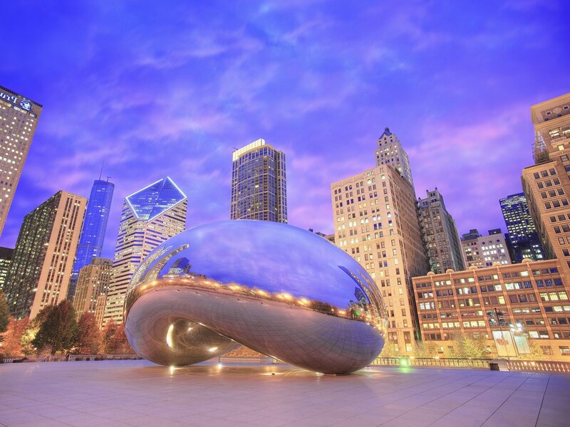 Chicago's Cloud Gate sculpture