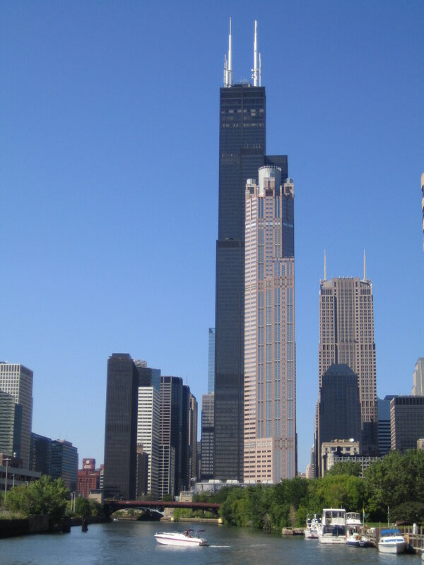 Chicago Skyline — Blue, Clear, Afternoon