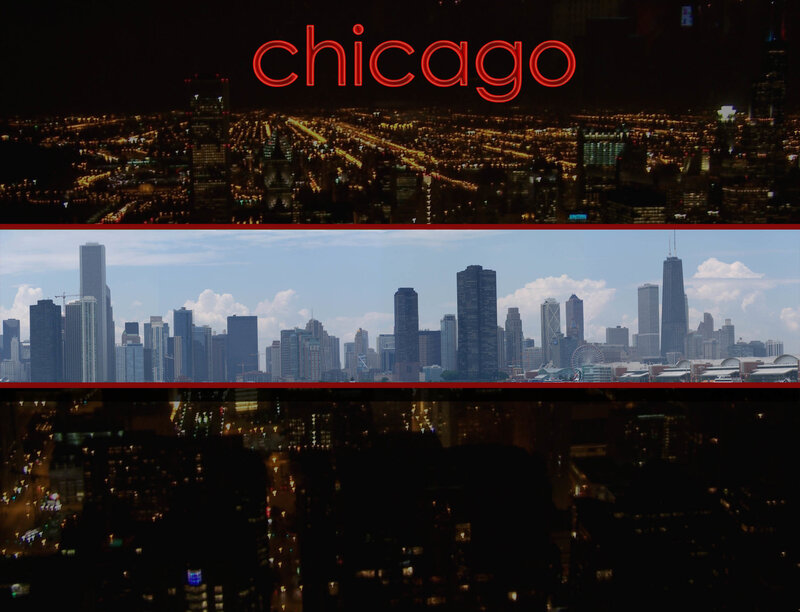 Chicago skyline collage