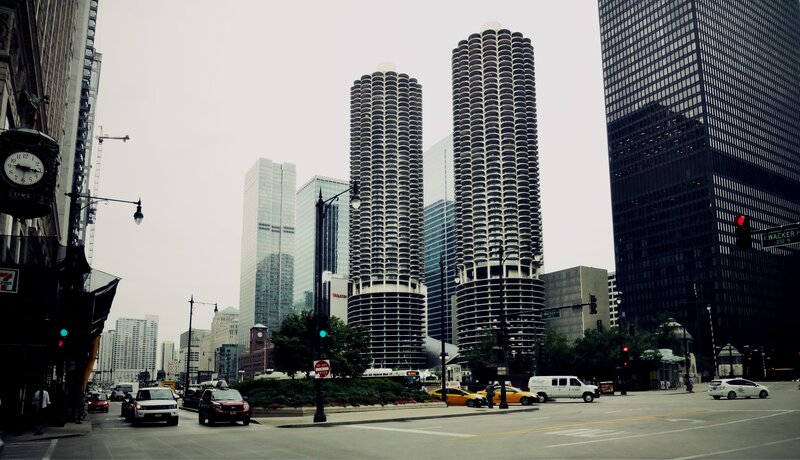 Chicago Skyline — Gray, Urban, Afternoon