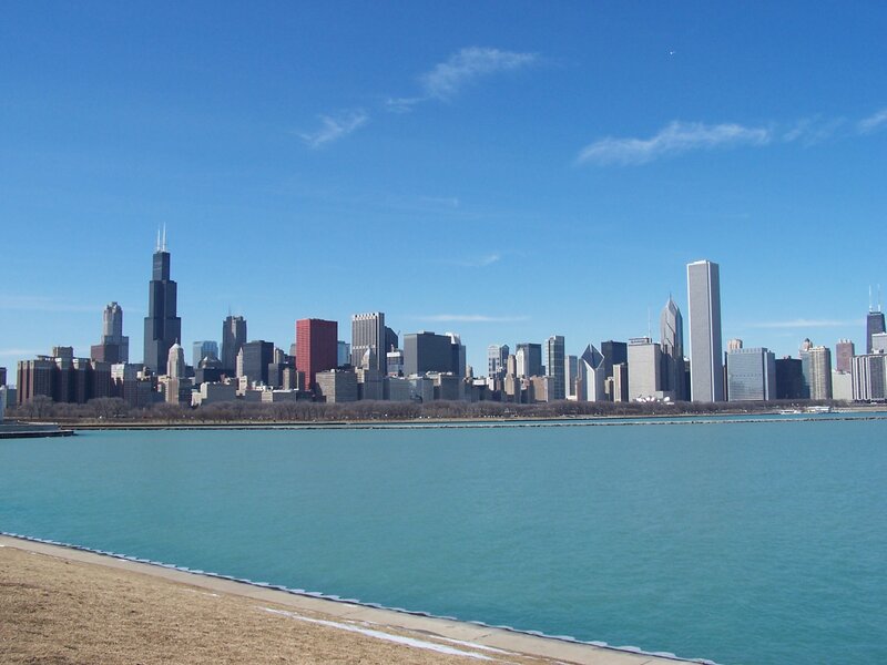 Chicago skyline on a clear day