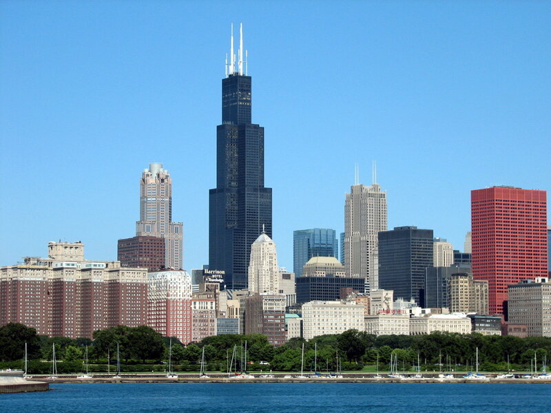 Chicago skyline with Willis Tower
