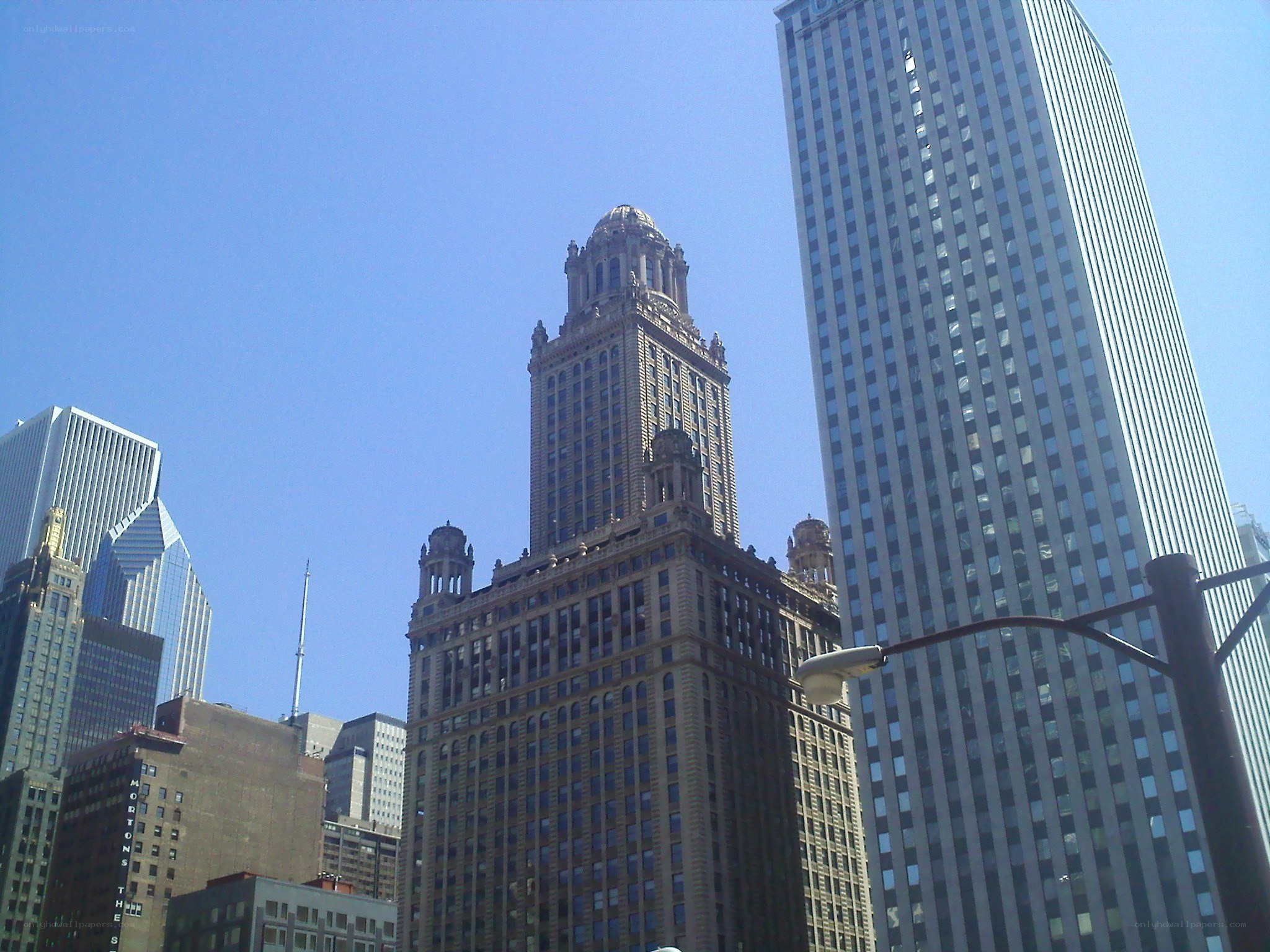 Chicago skyline with Wrigley Building