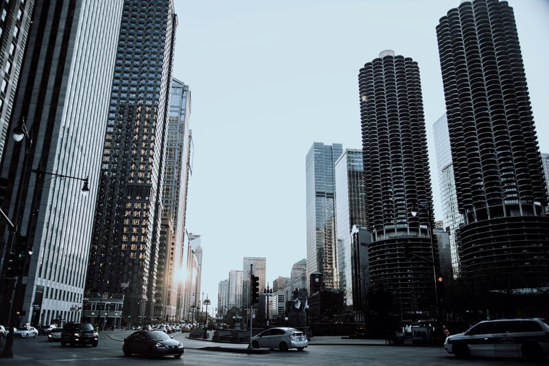 Chicago Skyscrapers — Gray