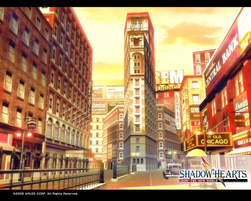 Chicago street scene from Shadow Hearts
