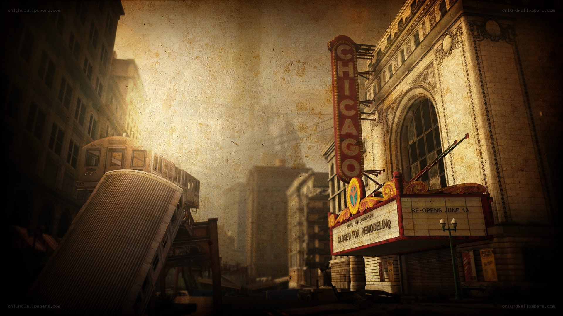 Chicago theater under renovation