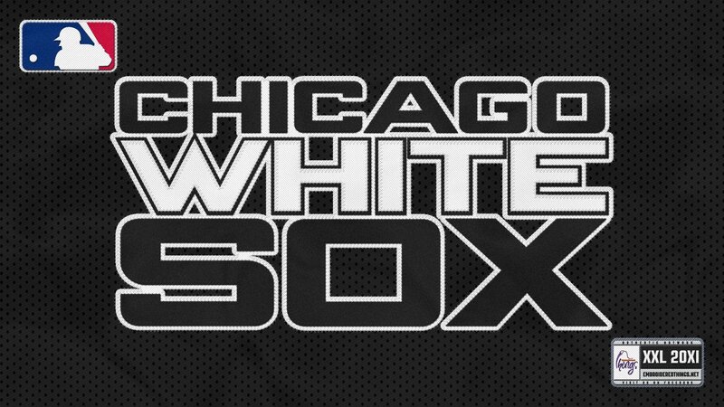 Chicago White Sox Logo — Black, Bold, Vector Art
