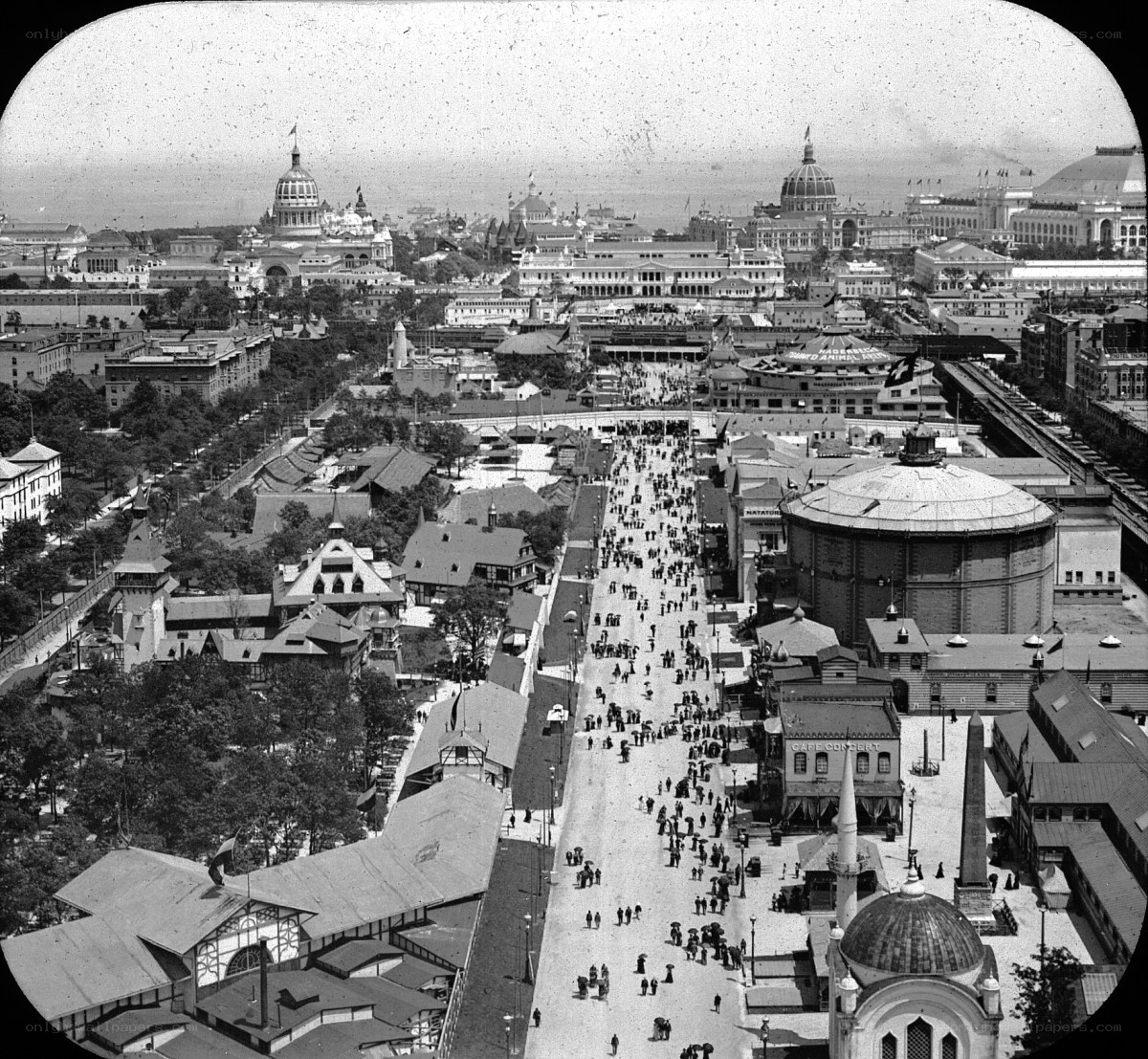 Chicago World's Fair aerial view