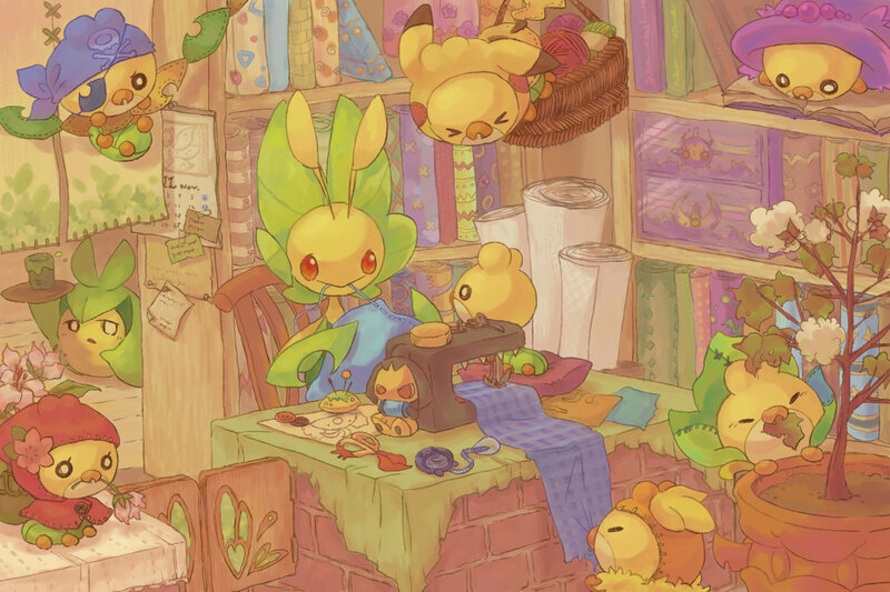 Chick-like Creatures in Workshop