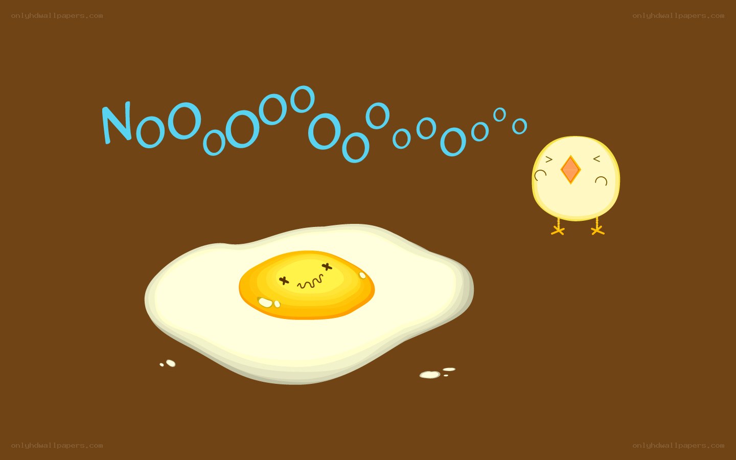 chick says no to fried egg