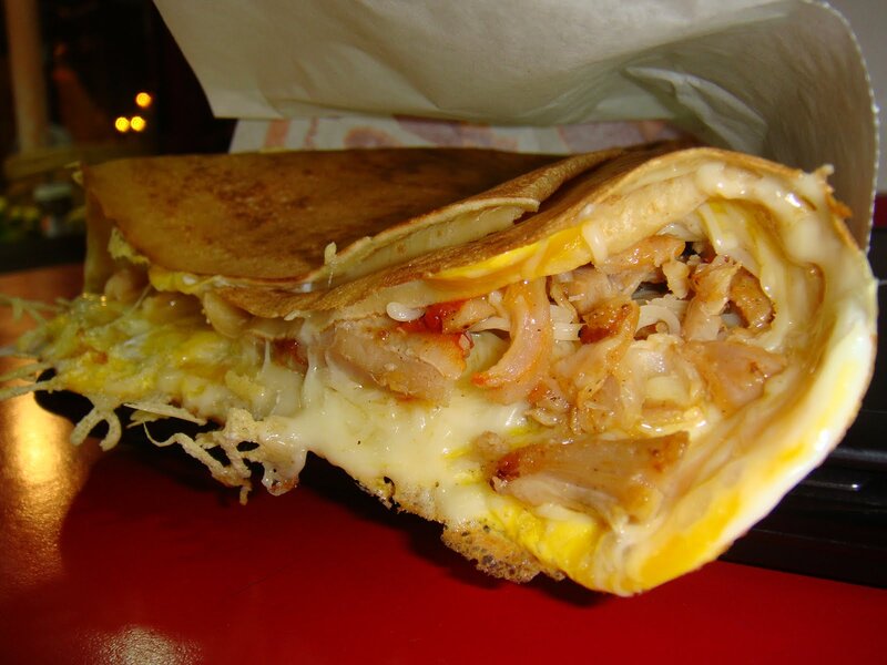 Chicken and Cheese Crepe
