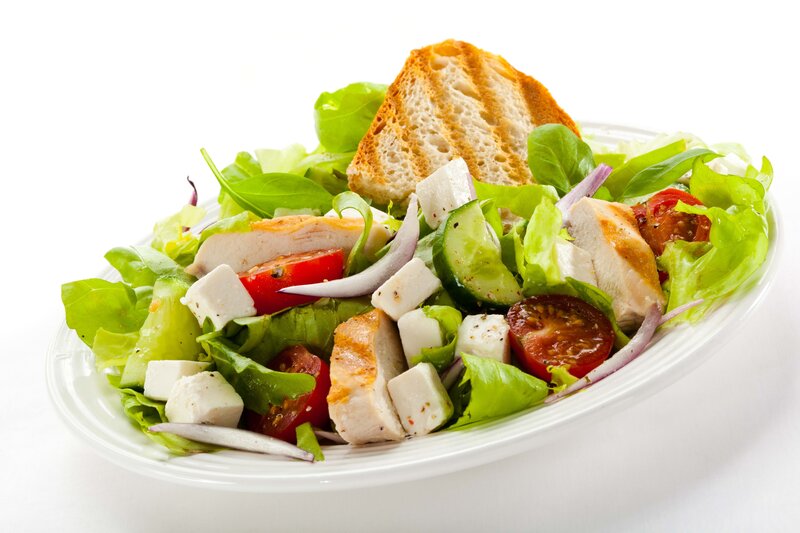 chicken and feta salad