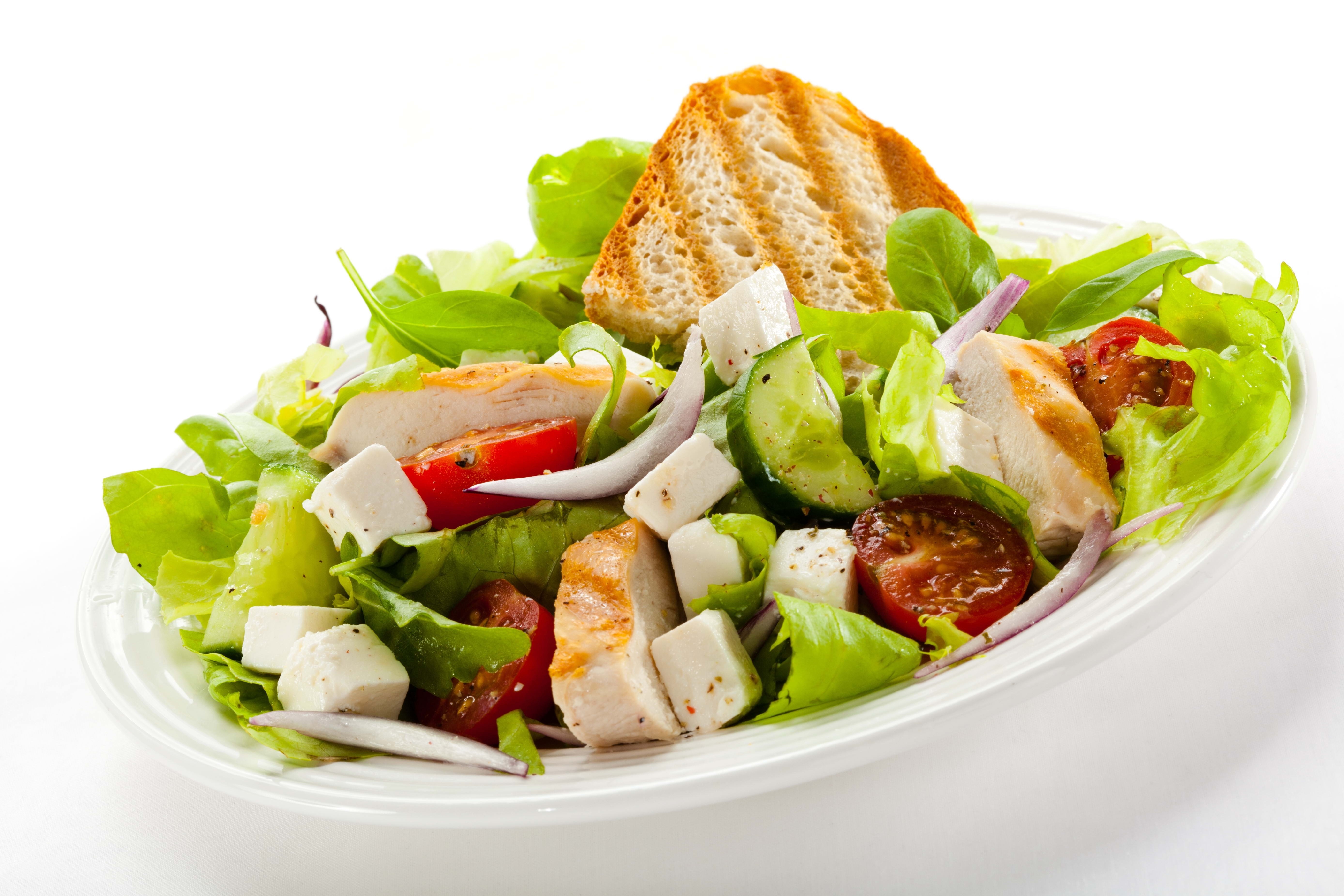 chicken and feta salad