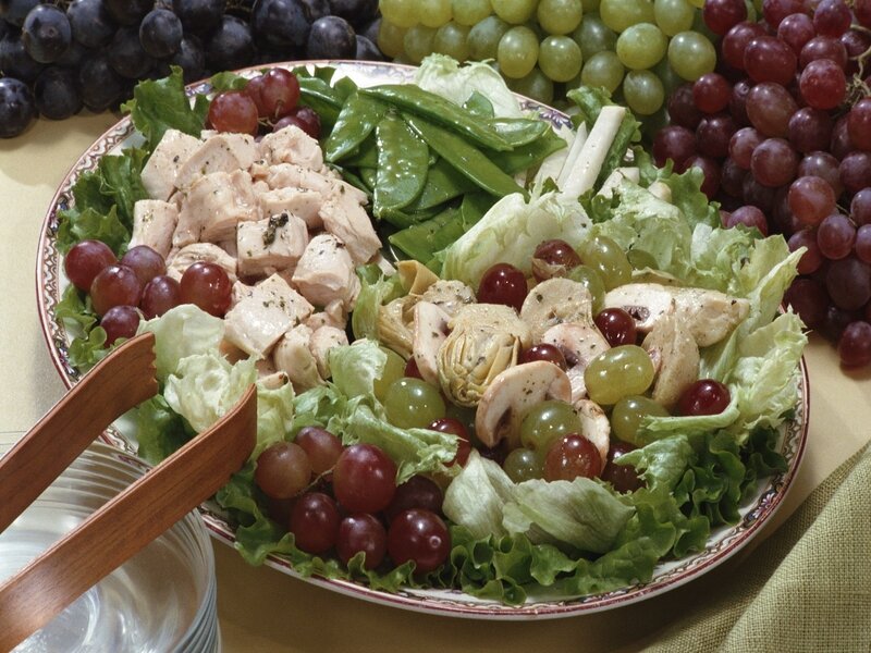 chicken and grape salad