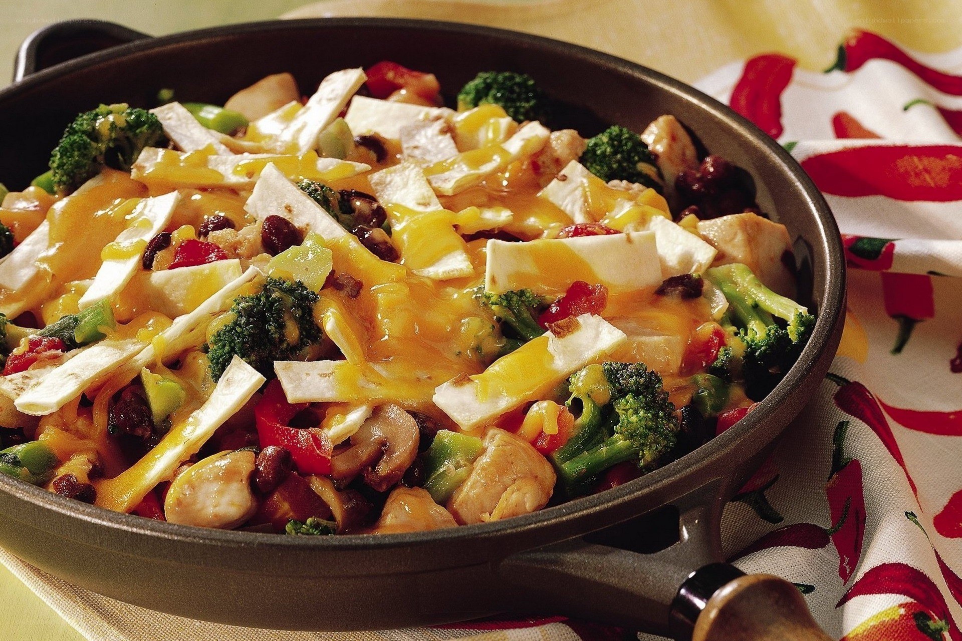 Chicken and vegetable skillet
