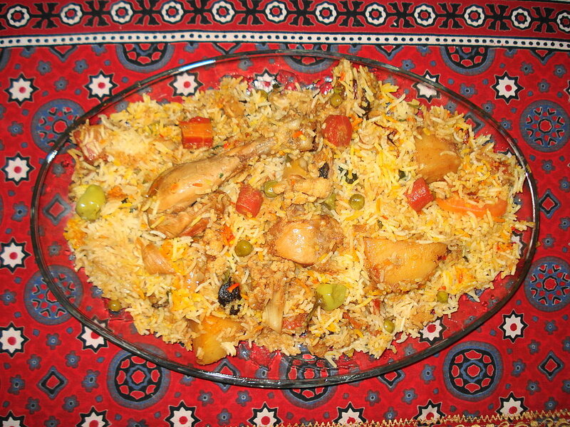 Chicken Biryani Dish