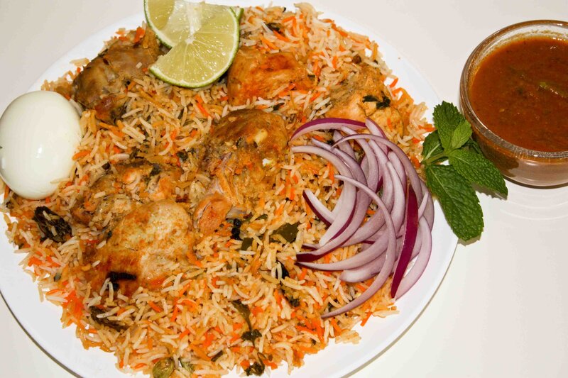 Chicken Biryani Plate
