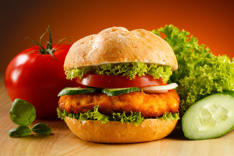 Chicken Burger on Bun