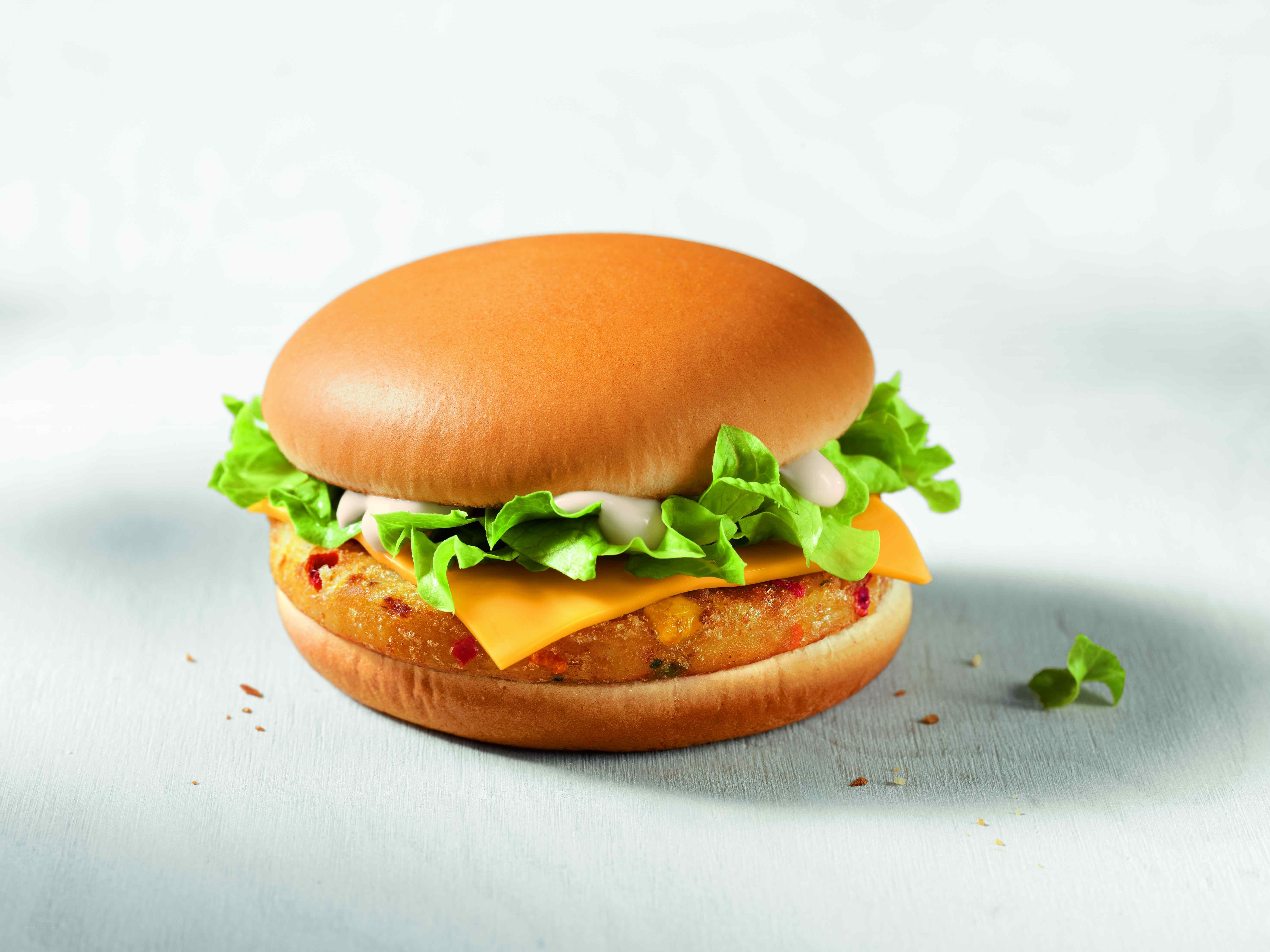 chicken burger with cheese