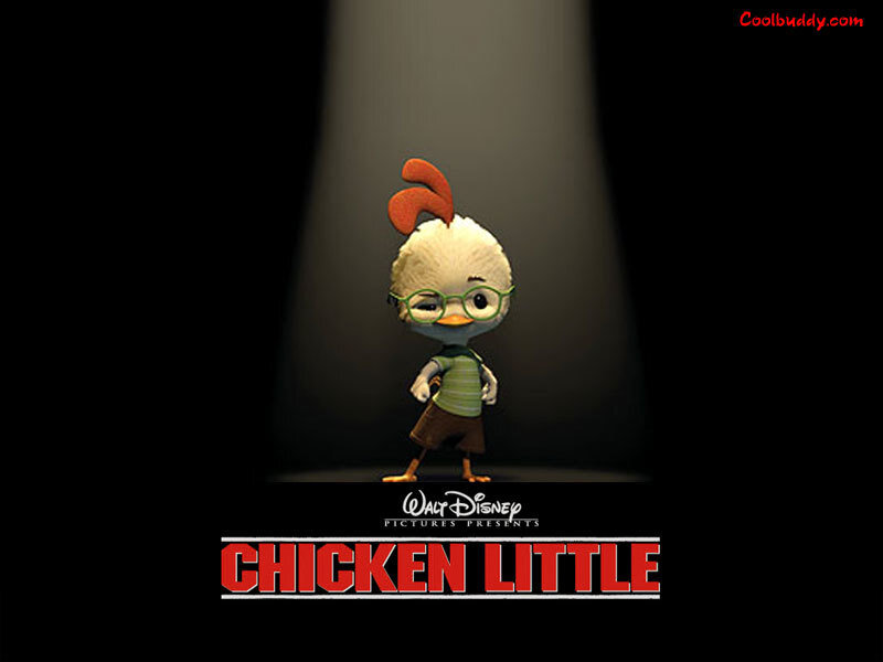 Chicken Character with Glasses