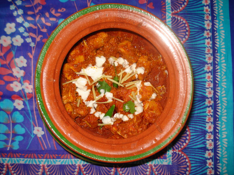 Chicken Curry in Clay Pot