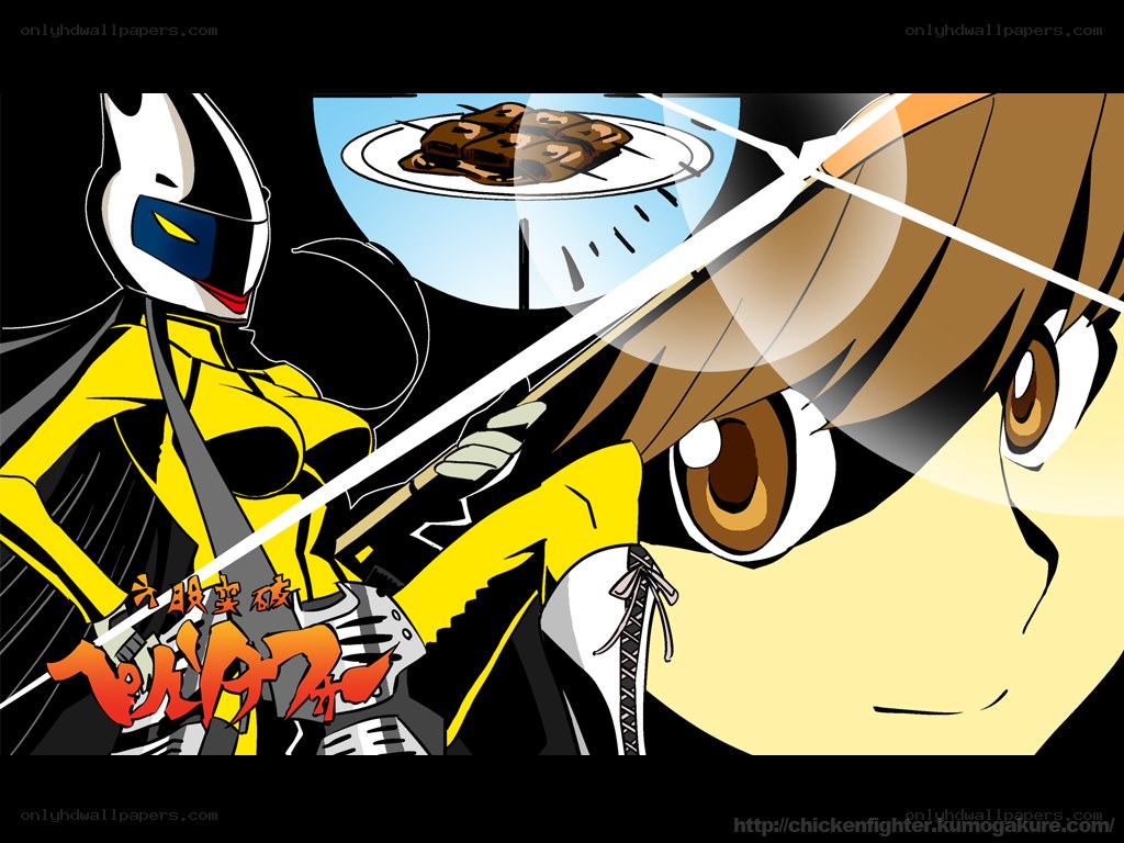Chicken Fighter anime scene