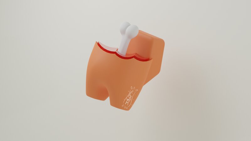 Chicken Leg Container